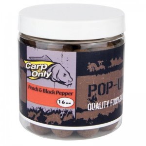 Plovoucí boilies CARP ONLY Peach & Black Pepper 80g