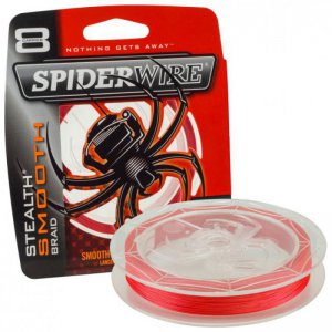 Šňůra Spiderwire Stealth Smooth 8 Červená 150m