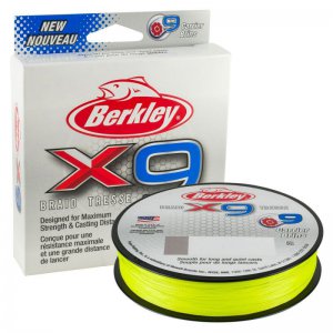 Šňůra Berkley X9 Fluro Zelená 150m