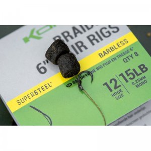 Big Fish Braided Hair Rigs 6" - barbed