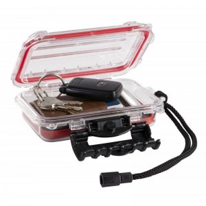 Pouzdro Plano Guide Series Waterproof Cases Red/Clear Compact