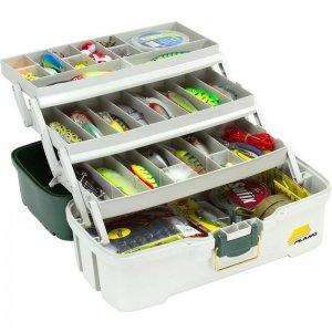 Kufr Plano 3-Tray Tackle Box Green Metallic 620306