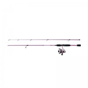 Přívlačový prut s navijákem FD Mitchell Tanager Pink Camo II Spin 2,10m 7-20g