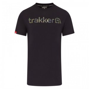 Trakker Tričko CR Logo T-shirt Black Camo