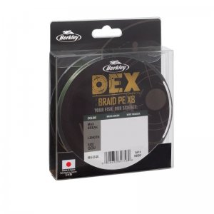 Šnůra Berkley DEX Braid PE X8 Moss Green 150 m