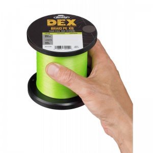 Šnůra Berkley DEX Braid PE X8 Chartreuse Metráž