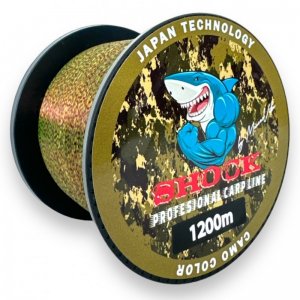 Vlasec Shock Profesional Carp Line Camo 1200 m