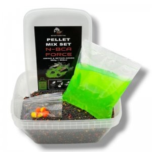 Pelety Mix Set Fluo Ve Vaničce Method Feeder Fans 500g