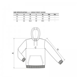 Mikina Carpstyle Green Forest Hoodie