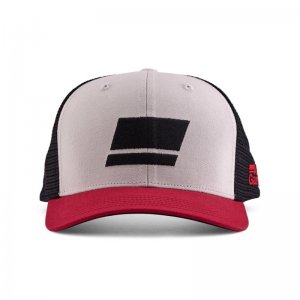 Kšiltovka Abu Garcia Flag Trucker Grey Red Black