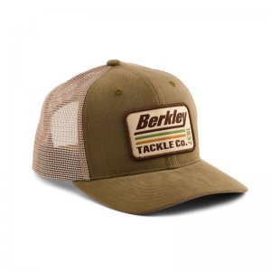 Kšiltovka Berkley Striper Trucker Brown Charcoal