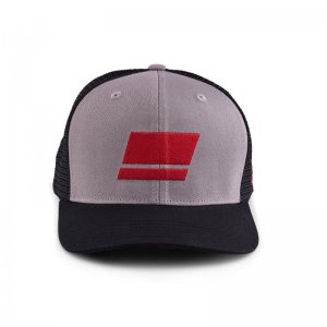 Kšiltovka Abu Garcia Flag Trucker Grey Black Black