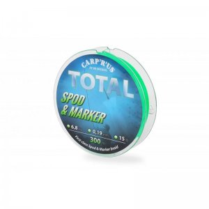 Carp´R´Us Splétaná šňůra Total Spod & Marker Braid Fluo Green 0,19mm, 15lb, 300m
