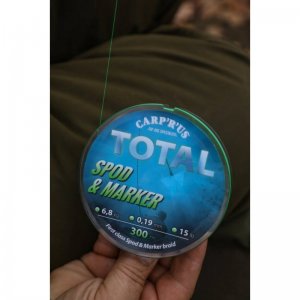 Carp´R´Us Splétaná šňůra Total Spod & Marker Braid Fluo Green 0,19mm, 15lb, 300m