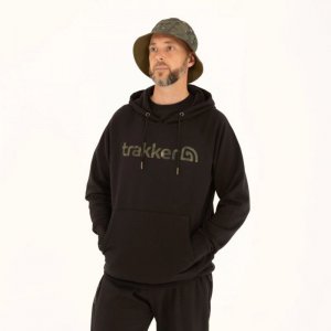 Trakker Mikina CR Logo Hoody Black Camo