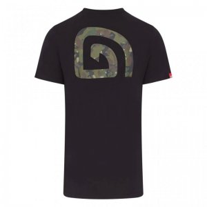 Trakker Tričko CR Logo T-shirt Black Camo