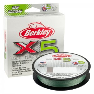 Šňůra Berkley X5 Low Vis Green 150m