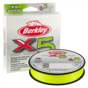Šňůra Berkley X5 Flame Green 150m