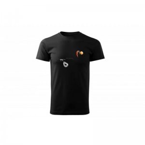 Carp´R´Us Tričko Mouthsnagger černé