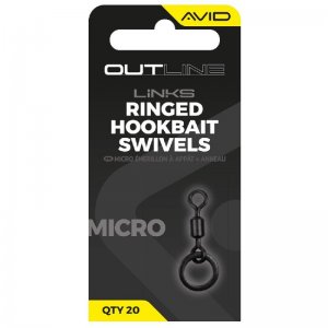 Outline FleckTone - Micro Ringed Hookbait Swivel 19
