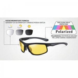 Polarizační Fotochromatické Sluneční Brýle 3027Y