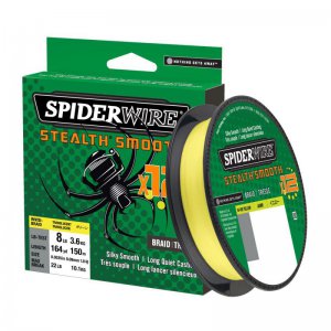 Šňůra SpiderWire Stealth Smooth12 HI-VIS Žlutá 150m