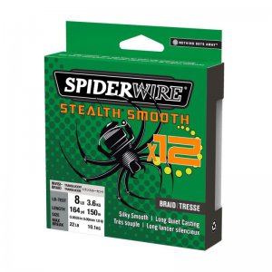 Šňůra SpiderWire Stealth Smooth12 Průhledá 150m