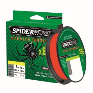 Šňůra Spiderwire Stealth Smooth 8 Červená 150m