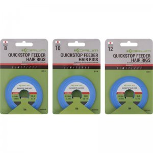 Limitless Quickstop Feeder Hair Rigs 8 ks 1m