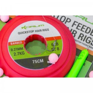 Limitless Quickstop Feeder Hair Rigs 8 ks 75 cm