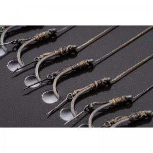Power Braid Spiked Method Hair Rigs 15 lb Barbed 10 cm 8 ks
