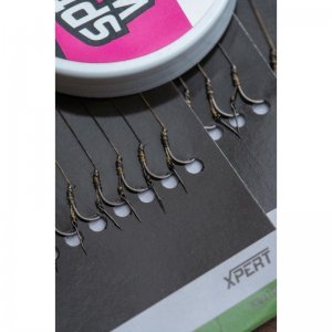 Power Braid Spiked Method Hair Rigs 15 lb Barbed 10 cm 8 ks