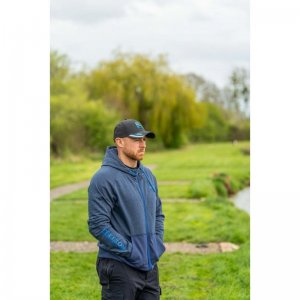 Navy Tide Zip Hoodie
