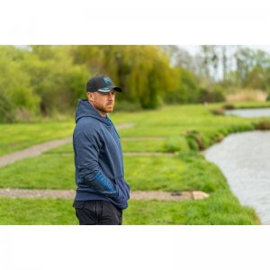 Navy Tide Zip Hoodie