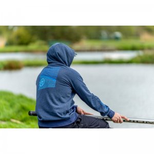 Navy Tide Zip Hoodie