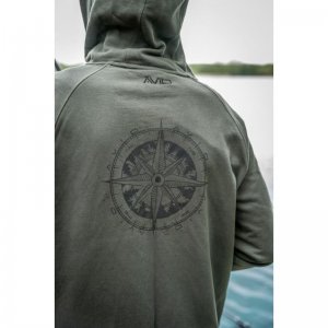 Bearing Zip Hoodie Green