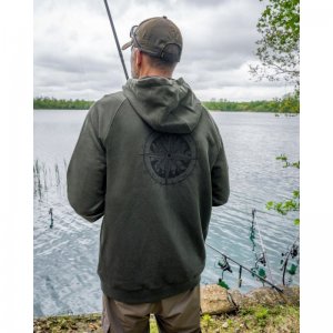 Bearing Zip Hoodie Green