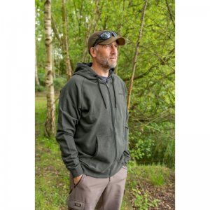 Bearing Zip Hoodie Green