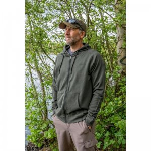 Bearing Zip Hoodie Green