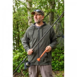 Bearing Zip Hoodie Green