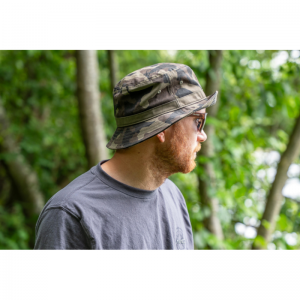 Distortion Dark-Camo Bucket Hat