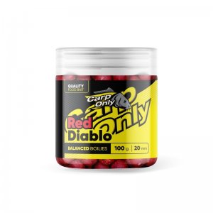 Vyvážené Boilies Carp Only Balanced Red Diablo 100 g