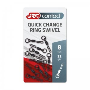 Rychlovýměnný obratlík s kroužkem JRC Contact Quick Change Ring Swivel 11ks