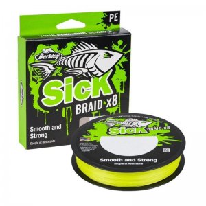 Šňůra Berkley SicK Braid Hi-Vis Žlutá 150m