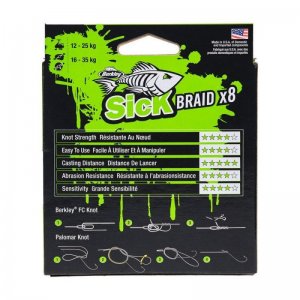 Šňůra Berkley SicK Braid Moss Green 150m