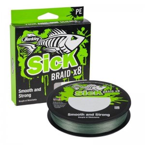 Šňůra Berkley SicK Braid Moss Green 150m