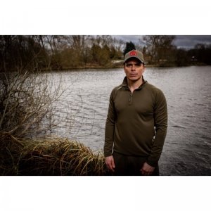 Trakker Triko s dlouhým rukávem - Half Zip Top with UV Sun Protection